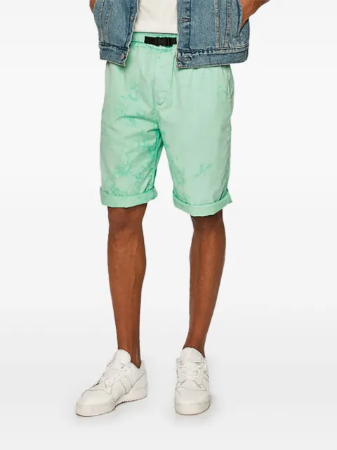 caterpillar elasticated-waistband buckle-detail shorts Green 2820102