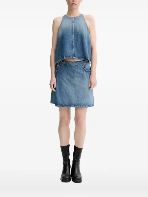 Won Hundred Xenia zip-fastening denim vest Blue 360515155