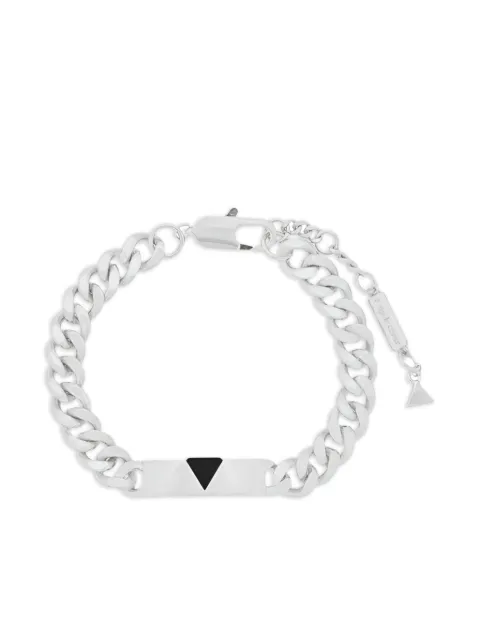 Coup De Coeur curb-chain triangle-detail bracelet Silver 7000001553