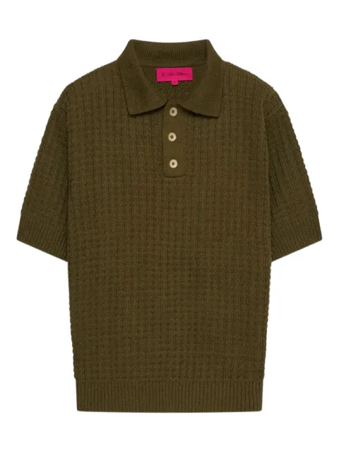 The Elder Statesman knit polo shirt Green 250231