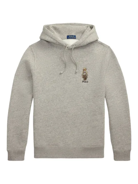 Polo Ralph Lauren logo-embroidered hoodie Grey 710980307001