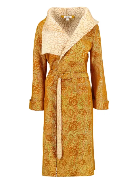 Voyage Et Cie Pre-owned lambskin coat Gold WCV0412247