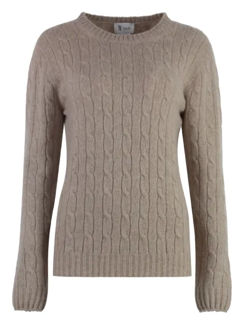 THE (Alphabet) cable-knit sweater Neutrals K10814Q6F080Q