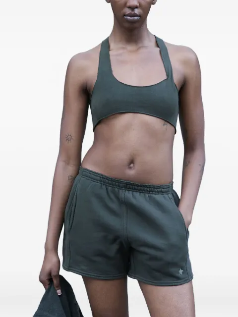 GREG ROSS star-embellished racerback tank top Green RAWCUTBRATOPARMYGREEN