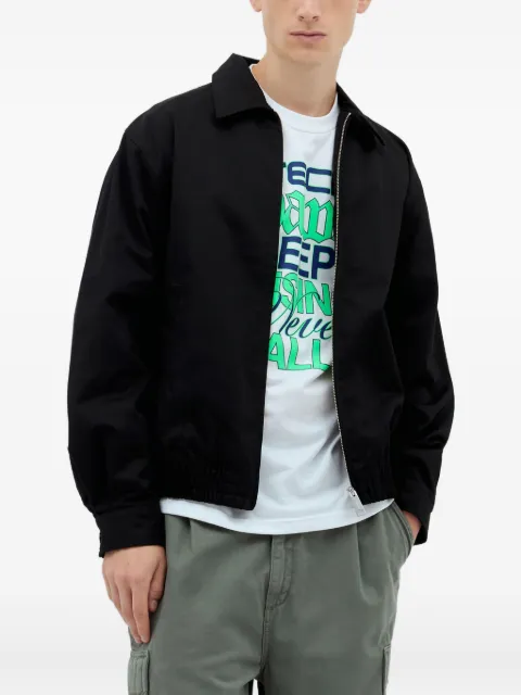 ICE & TECHNO crew-neck graphic-print T-shirt White IT24SSTEE02