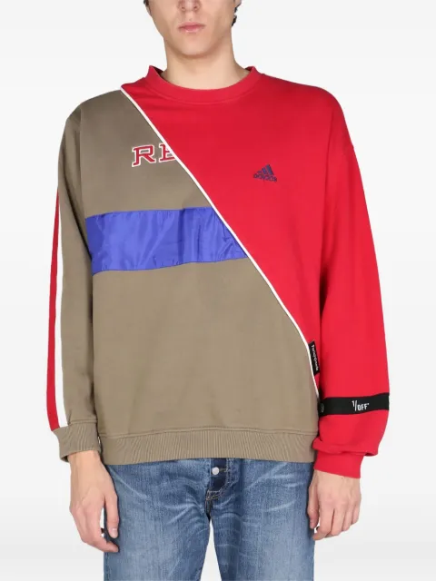 1/OFF colourblock logo sweatshirt Red 13131192B