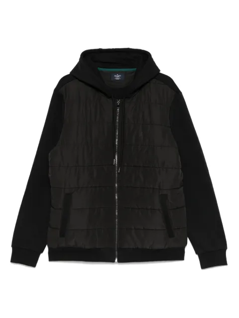 Hackett London quilted knit jacket Black HM581061
