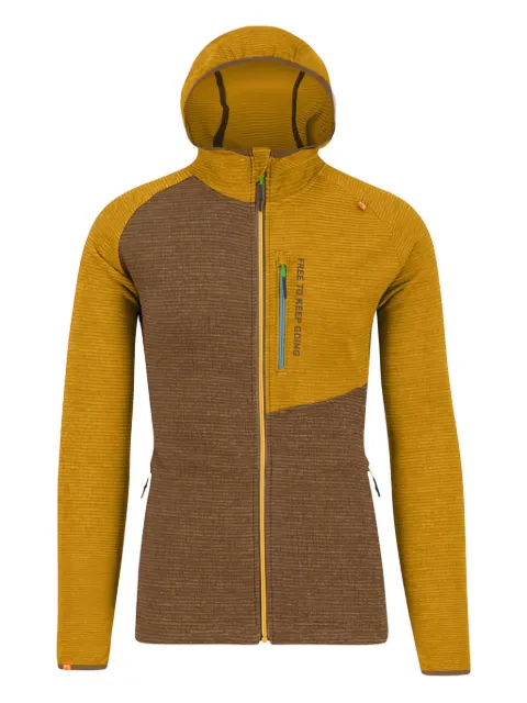 KARPOS Camoscio hooded two-tone sweatshirt Yellow 2531055113