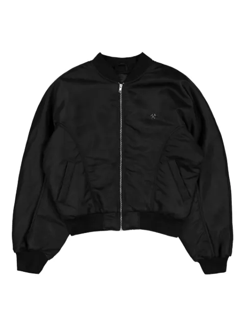 GmbH logo-motif bomber jacket Black CHARLES