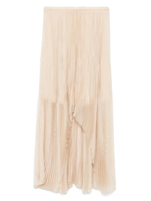 Forte Forte asymmetric midi skirt Neutrals 14097MYSKIRT