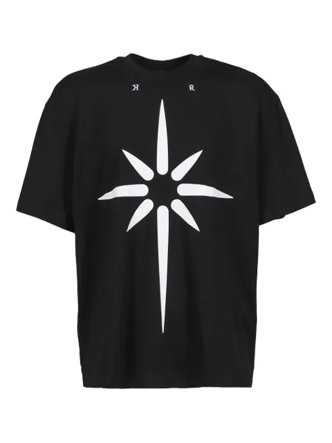 KUSIKOHC graphic-print T-shirt Black KUC2TS01KRMS001999BLK