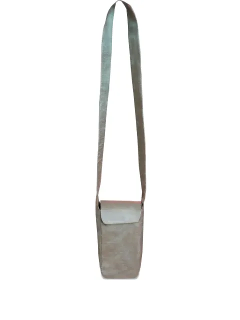 CoA NYC metallic leather crossbody bag Grey 1004