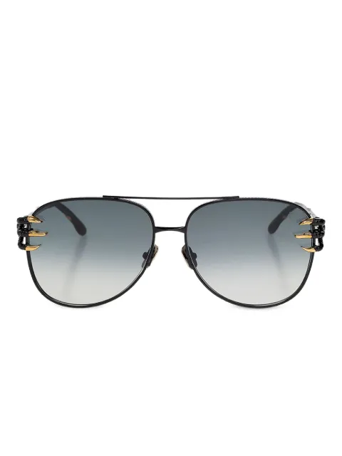 ANNA-KARIN KARLSSON tinted oversized sunglasses Black CLAWVOYAGE