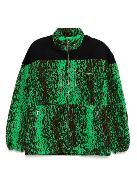 Stain Shade leopard-print jacket Black 286