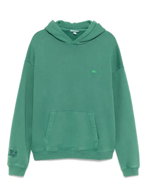 Lacoste Washed Effect hoodie Green SH900500132