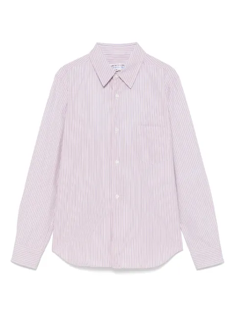 Comme Des Garçons Pre-Owned 2000s striped shirt Pink CG390LV