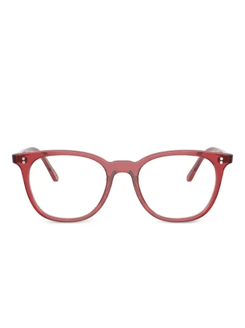 Oliver Peoples Josianne round-frame glasses Red OV5538U