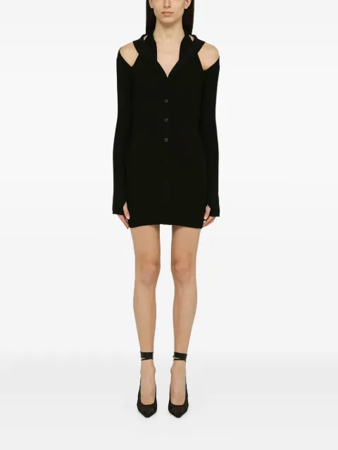 ANDREĀDAMO cut-out mini dress Black ADPS24DR15748169VI