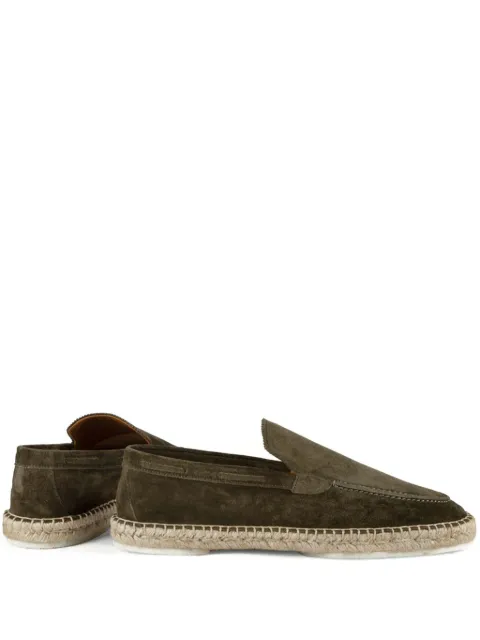 Aurélien slip-on suede espadrilles Green BEACHSIDELOAFER