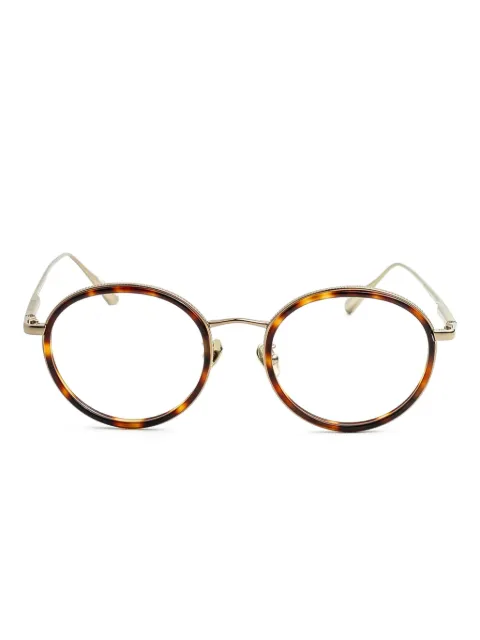 Linda Farrow round-frame glasses Brown LFL1452