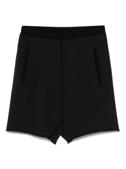 Label Under Construction cotton shorts Black YMPN190ZER3