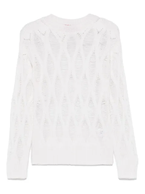 Wild Cashmere Lyric sweater White 253SLYRIC