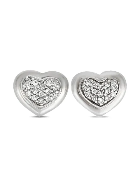 Scott Kay crystal-embellished earrings Silver E1058SPADM