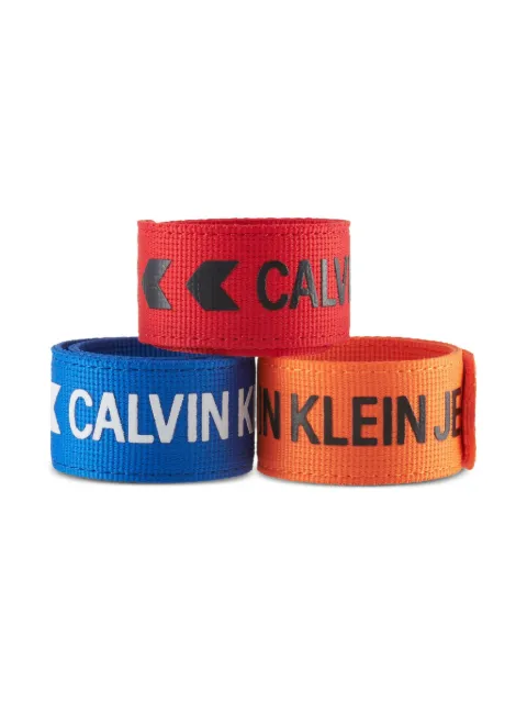 Calvin Klein Vintage logo bracelet set Red KJJLDB850200