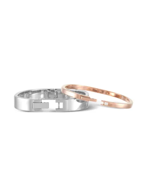 Calvin Klein Vintage two-tone design bracelet Silver KJ06PD2002XS