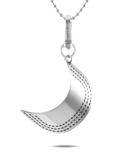 Calvin Klein Vintage statement-pendant necklace Silver KJJCMP000400