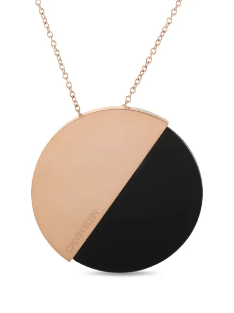 Calvin Klein Vintage two-tone design necklace Pink KJ8RBP140100