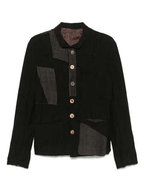 CHIAHUNG SU patchwork jacket Black SS25MJ32SAKNP