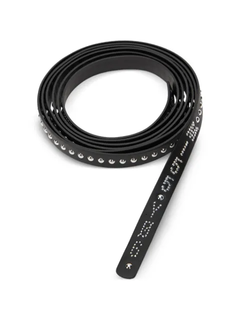 RED(V) studded belt Black QJ0A62TIA