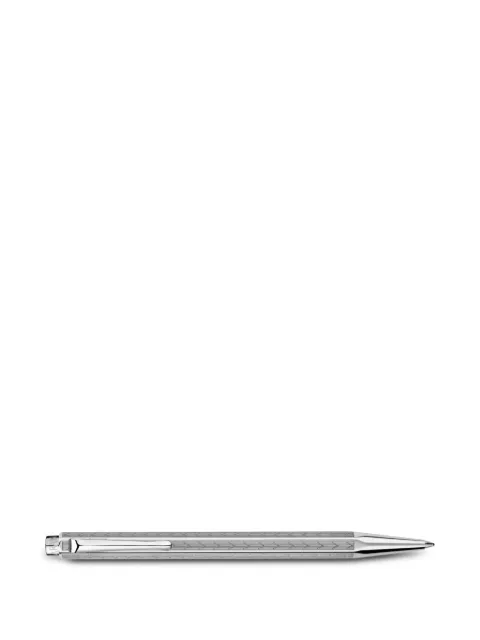 Caran d'Ache logo-engraved pen Grey CD890286