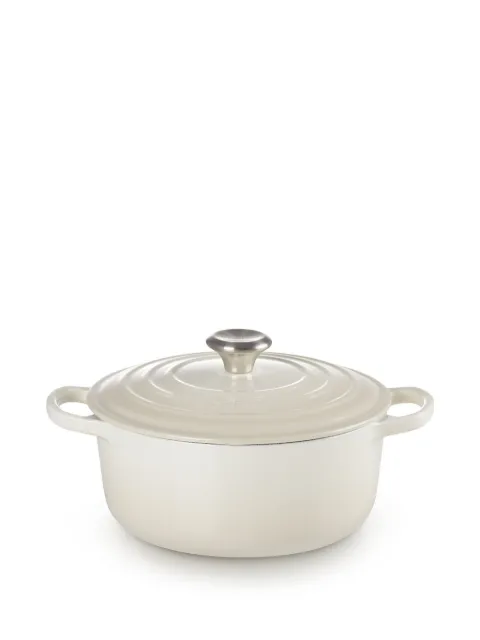 Le Creuset cast iron cocotte White 21177207164430