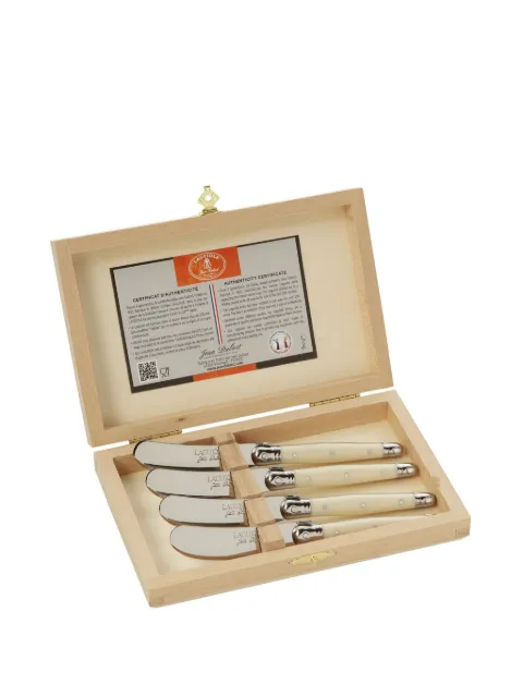 Jean Dubost Laguiole Premium butter knife (set of four) Neutrals L0043764L01017