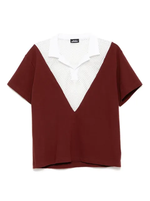 Olly Shinder V Hybrid polo shirt Red PO01SS25P