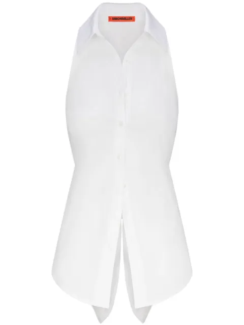 Simon Miller tie-fastening shirt White W33723169