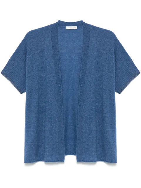 Le Tricot Perugia open-front cardigan Blue 46682