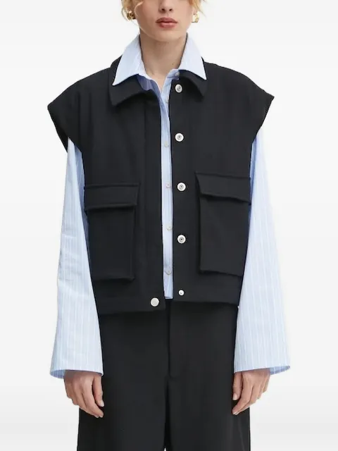 Won Hundred button-up vest Black 335714266