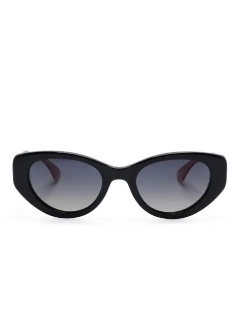 Gucci Eyewear Web-stripe sunglasses Green GG1862S