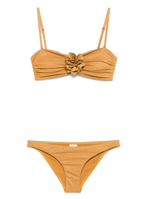 ZIMMERMANN Lucky flower bikini top Brown 4363WSS252