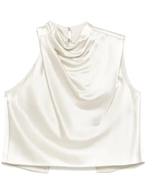 Michelle Mason open back top White M2961