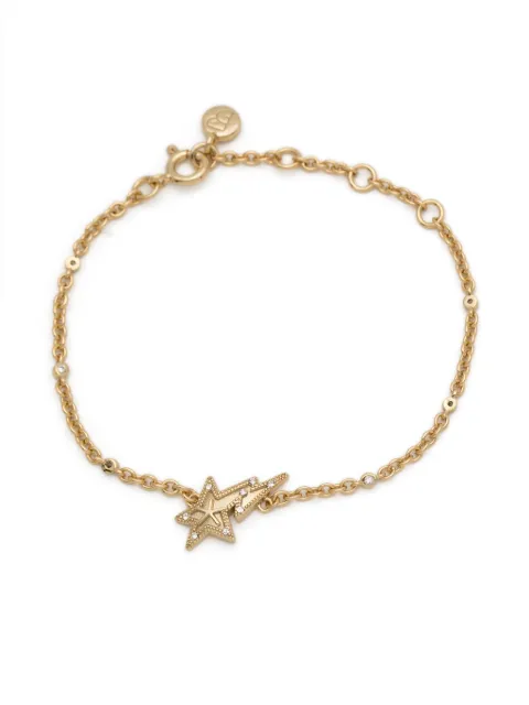 A BATHING APE® signature Star Bolt motif bracelet Gold BPYGDL202308L