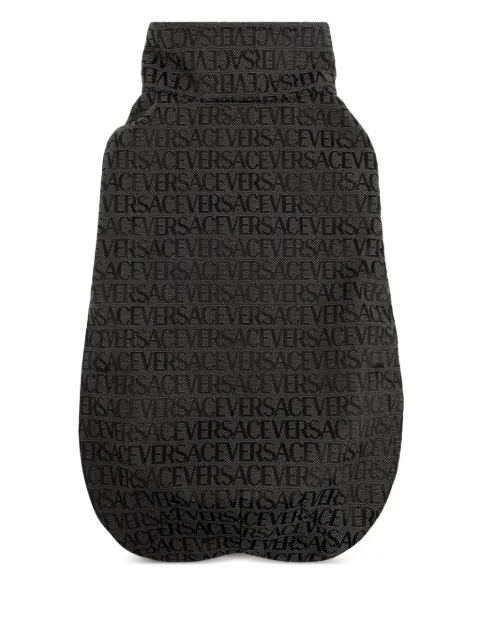 Versace Versace Allover dog raincoat Black ZDOGRACO21A13728