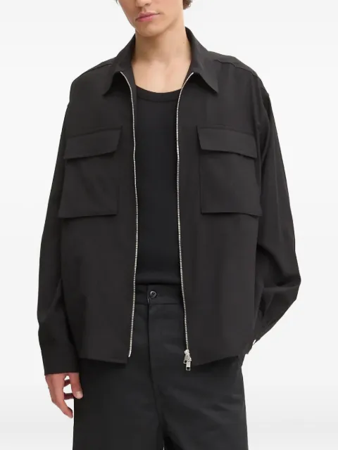 IRO zip-fastening shirt jacket Black MP100LYESS