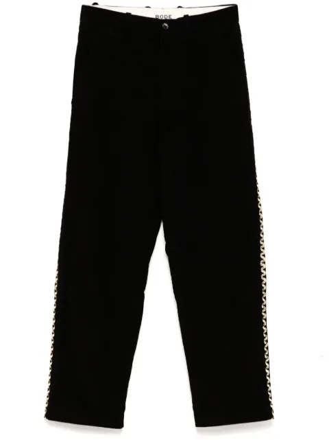 BODE bandstand standard trousers Black MRF24BT022