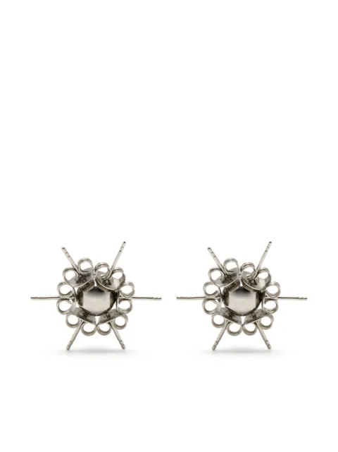 d'heygere XL stud earrings Silver AW24JW22