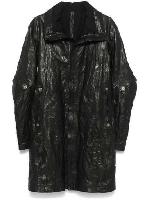 Isaac Sellam Experience Pertinent coat Black PERTINENTCRASEEPOUILLEH25NOIR