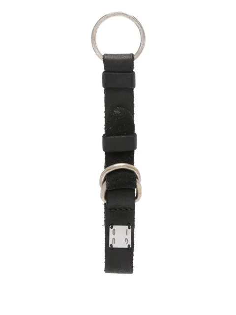 Guidi leather keyring Black KH03